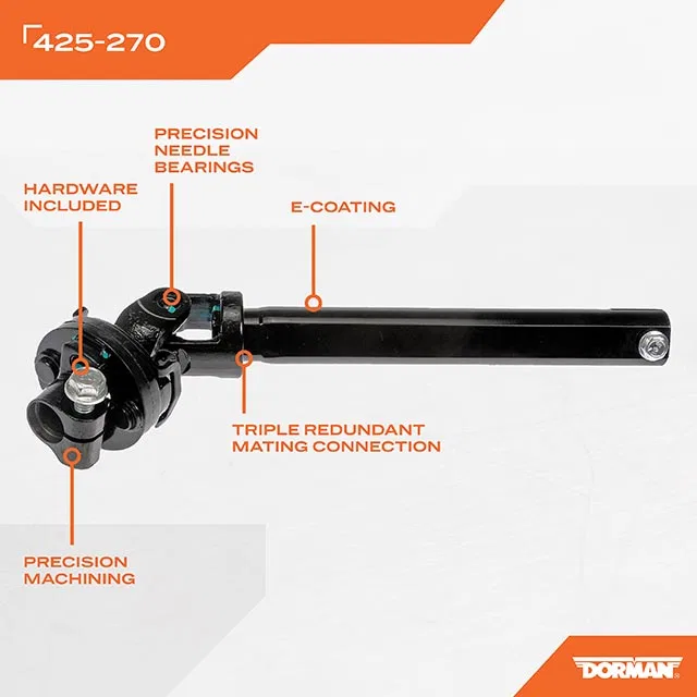 425-270 – DORMAN Steering Shaft, OE Replacement - view 3
